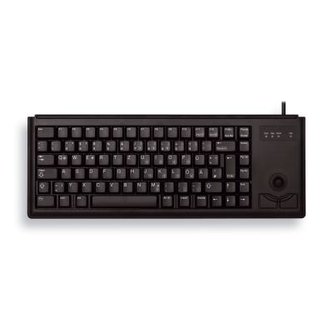 CHERRY klávesnice G84-4400, trackball, ultralehká, USB, EU, černá CHERRY klávesnice G84-4400, trackball, ultralehká, USB, EU, černá