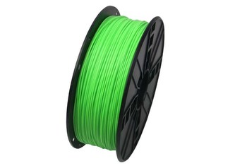 GEMBIRD Tisková struna (filament) PLA, 1,75mm, 1kg, fluorescentní, zelená