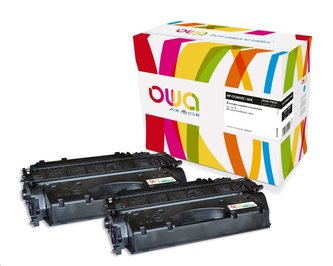 OWA Armor toner pro HP Color Laserjet Pro 400 M401, M425, 2x6900 stran, CF280XD, černá/black
