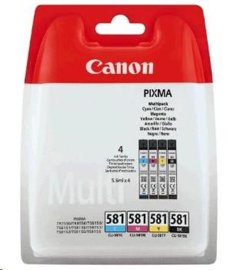 Canon BJ CARTRIDGE CLI-581 BK/C/M/Y PHOTO VALUE BLISTER  SEC