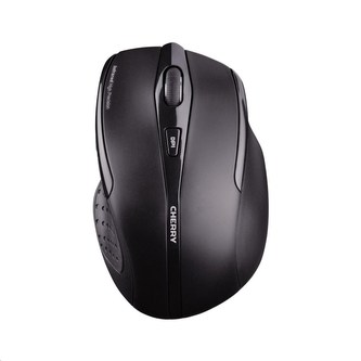 CHERRY myš MW 3000, bezdrátová, ergonomická, USB, černá