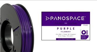 FILAMENT Panospace type: PLA -- 1,75mm, 326 gram per roll - Fialová