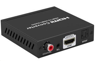 PREMIUMCORD Převodník - 4K@60Hz Audio Extractor ARC,HDR,výstupy: stereo jack, SPDIF, RCA PREMIUMCORD Převodník - 4K@60Hz Audio Extractor ARC,HDR,výstupy: stereo jack, SPDIF, RCA
