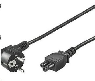 PREMIUMCORD Kabel napájecí 230V pro NTB (3pin, Schuko, trojlístek) 2m