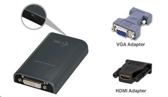 iTec USB Full HD Adapter TRIO (DVI-I / VGA / HDMI)