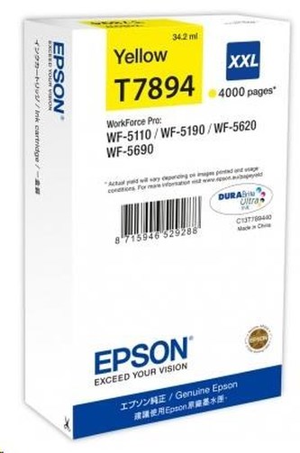 EPSON Ink bar WF-5xxx Series Ink Cartridge \"Pisa\" XXL Yellow (34,2 ml)