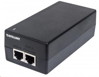Intellinet Gigabit Ultra PoE+ Injector, 1x 60W port, IEEE 802.3bt, IEEE 802.3at/af