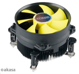 AKASA chladič CPU  AK-CC7117EP01 LGA115X, 92mm low noise PWM fan, pro CPU se spotřebou až 95W