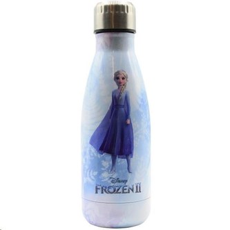 Puro Disney láhev z nerezové oceli FROZEN ELSA, single wall, 500ml Ice
