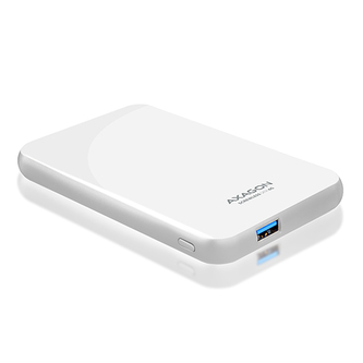 AXAGON EE25-S6, USB3.0 - SATA 6G, 2.5\" SCREWLESS externí box, bílý