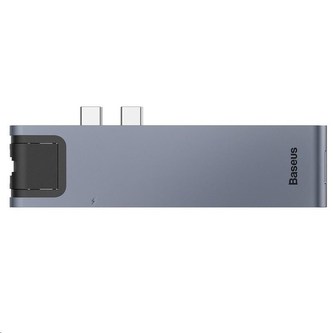 Baseus Thunderbolt C + Pro Seven-in-one Smart HUB Docking Station Grey