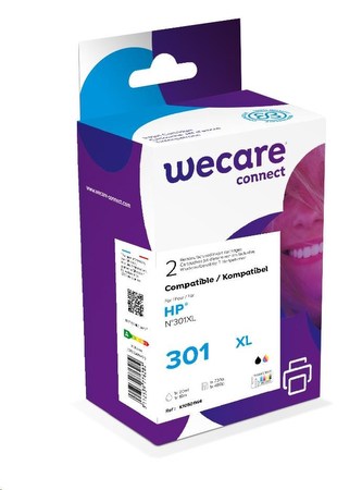 WECARE ARMOR toner pro HP DJ 1510, Black + 3 colors (CH563EE/CH564EE) 1x 21ml + 1x16ml