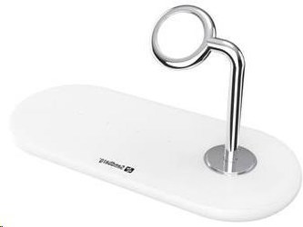 Sandberg bezdrátová nabíječka QI, 3v1, USB-C, 10W, bílá