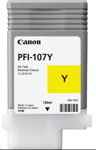PFI-107C Inkjet cart.pro iPF780, 770 tiskárny, CANON žlutá, 130ml