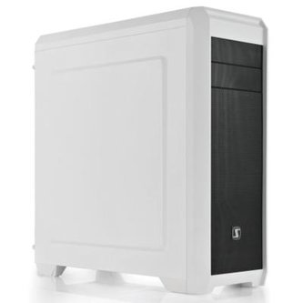 SilentiumPC skříň Regnum RG4F Frosty White / ATX / čtečka SD / USB 3.0 / 3x 120mm fan / regulace otáček/ bílá
