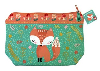 Plátěné pouzdro na tužky nebo kosmetiku Liška Janod