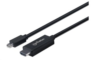 MANHATTAN Kabel Mini DisplayPort na HDMI (4K@60Hz), 3m, černý