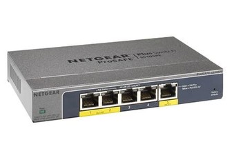 Netgear GS105PE 5PT GIGABIT POE PLUS SWITCH, bez zdroje - napájen přes PoE, 2 PoE porty Netgear GS105PE 5PT GIGABIT POE PLUS SWITCH, bez zdroje - napájen přes PoE, 2 PoE porty