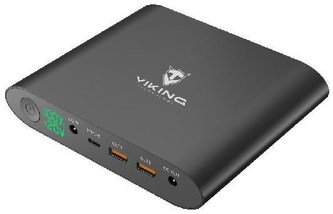 Viking notebooková power banka SMARTECH III QC3.0 25000mAh, černá Viking notebooková power banka SMARTECH III QC3.0 25000mAh, černá