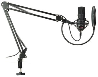 SPC Gear mikrofon SM900 Streaming microphone / USB / polohovatelné rameno / pop filtr / držák proti otřesům SPC Gear mikrofon SM900 Streaming microphone / USB / polohovatelné rameno / pop filtr / držák proti otřesům