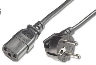 PREMIUMCORD Kabel napájecí 230V/10A, zahnutá vidlice,  2m PREMIUMCORD Kabel napájecí 230V/10A, zahnutá vidlice,  2m