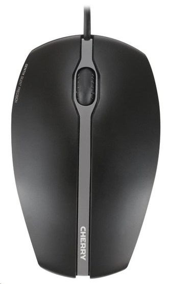 CHERRY myš Gentix Silent, USB, drátová, ultratichá, 1000 DPI, černá