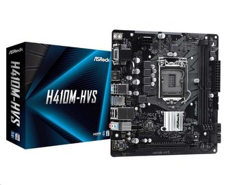 ASRock MB Sc LGA1200 H410M-HVS, Intel H410, 2xDDR4, VGA, mATX