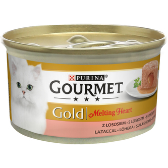 Konz.GOURMET Gold Melting heart KK pastika s lososem 85g