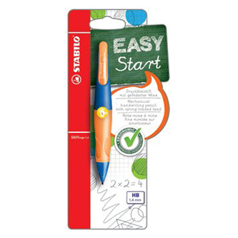 Mechanická tužka "EasyErgo Start", modrá/oranžová, 1,14 mm, pro leváky, STABILO