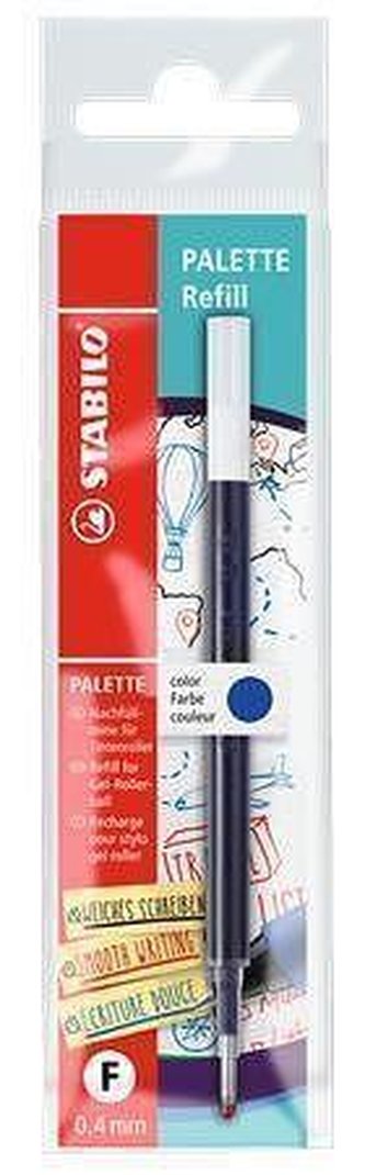 Náplň do gelového pera "Palette", modrá, 0,38 mm, STABILO