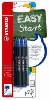 STABILO EASYoriginal náplně medium 6 ks Blister modrá