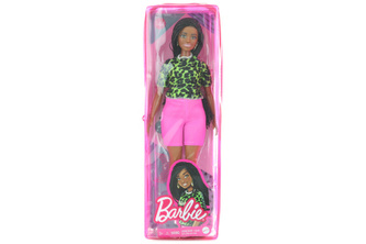 Barbie Modelka - tričko s neonovým leopardím vzorem GYB00