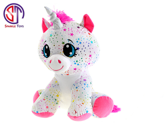 Jednorožec Star Sparkle  plyšový 40cm sedící 0m+ v sáčku