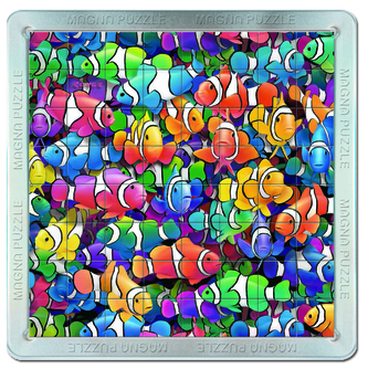 Puzzle 64 d. 3D Magnetické puzzle Rybičky
