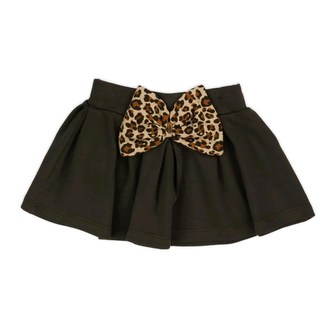 Kojenecká bavlněná suknička Nicol Mia tmavě hnědá - velikost 74 (6-9m)