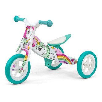 Dětské multifunkční odrážedlo 2v1 Milly Mally Look Unicorn Dětské multifunkční odrážedlo 2v1 Milly Mally Look Unicorn