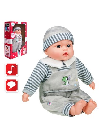 Polsky mluvící a zpívající dětská panenka PlayTo Agnieszka 46 cm