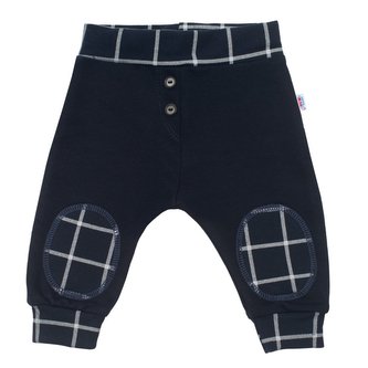 Kojenecké bavlněné tepláčky New Baby Cool tmavě modré - velikost 62 (3-6m)