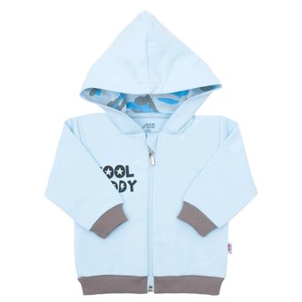 Kojenecká mikinka New Baby With Love modrá - velikost 80 (9-12m)