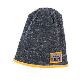 Kojenecká čepička Nicol Prince Lion melírovaná šedá - velikost 80/86 Kojenecká čepička Nicol Prince Lion melírovaná šedá - velikost 80/86