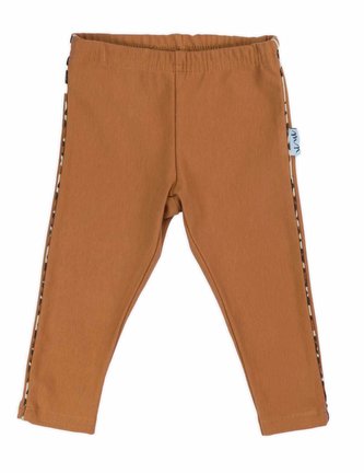 Kojenecké bavlněné legíny Nicol Mia hnědé - velikost 80 (9-12m)