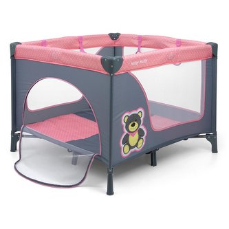 Dětská skládací ohrádka Milly Mally Fun Pink Bear Dětská skládací ohrádka Milly Mally Fun Pink Bear