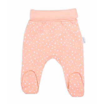 Kojenecké bavlněné polodupačky Nicol Rainbow růžové - velikost 56 (0-3m)