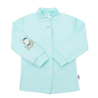 Kojenecký kabátek New Baby Donkey tyrkysový - velikost 80 (9-12m)