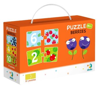 Dodo Puzzle Duo Čísla Brouci 12x2 dílků