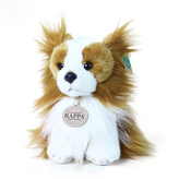 Plyšový pes papilon sedící 18 cm