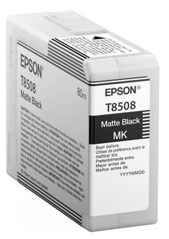 EPSON ink čer ULTRACHROME HD \"Kosatka\" - Matte Black - T850800 (80 ml)