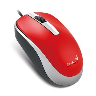 Myš "DX-120", červená, drátová, optická, USB, GENIUS