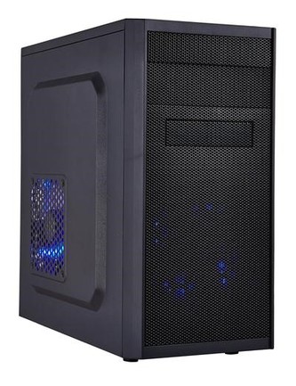 EUROCASE skříň MC X203 EVO black, micro tower, without fans, 2x USB 2.0, 1x USB 3.0 (without splitter)
