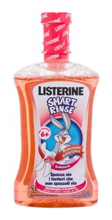 Listerine Smart Rinse Ústní voda Red Berries 500 ml pro děti